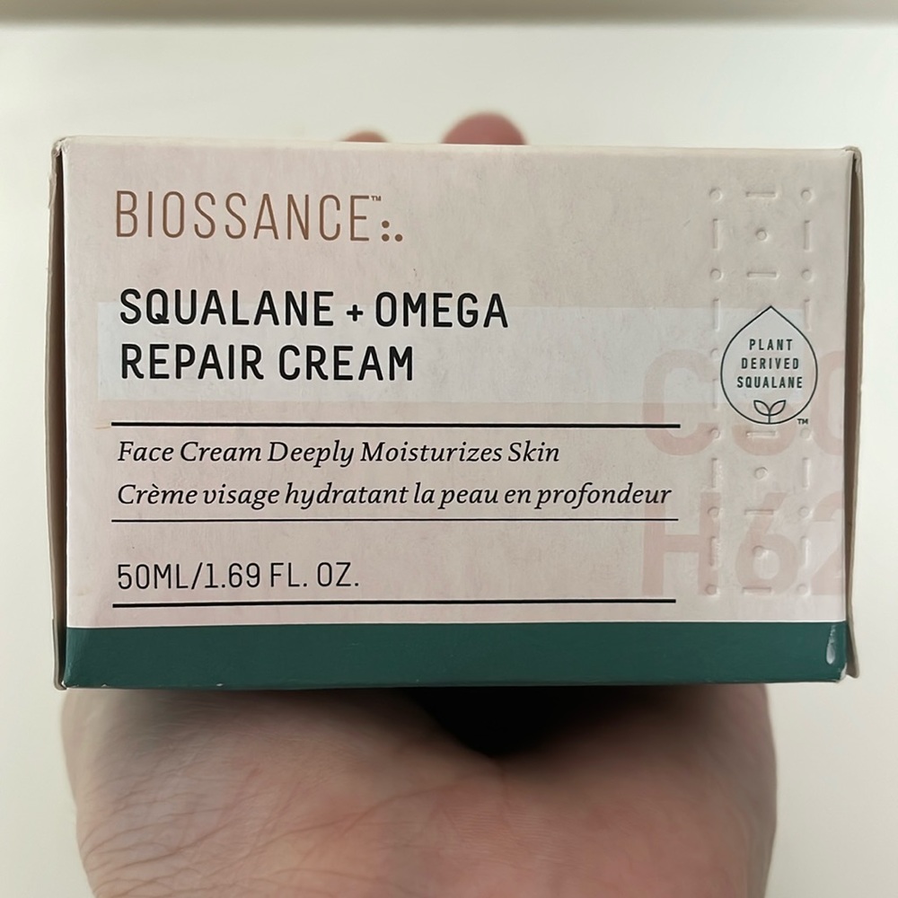 New Biossance Squalane + Omega Repair Cream
